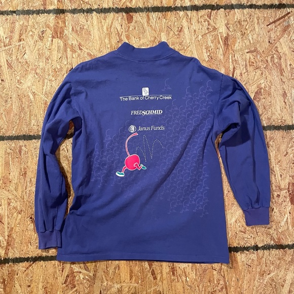 Vintage Race long sleeve turtleneck tee, 1992 Cherry Creek Sneak - Picture 3 of 4